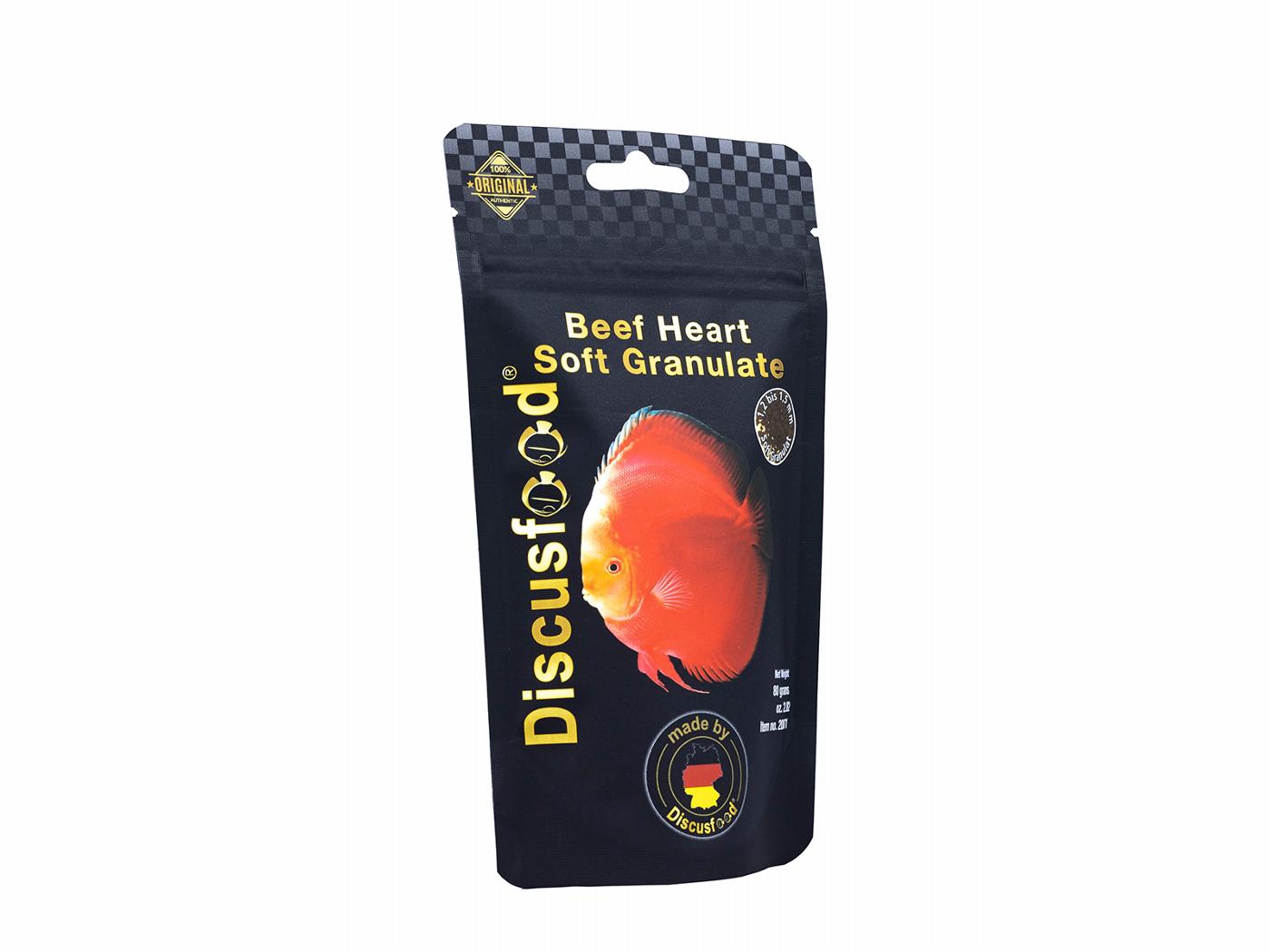 Discusfood Beef Heart Soft Granules 80g - Image 2