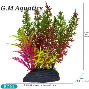 Artificial  plant M-762 Pack of 2 pieces 18cm tall