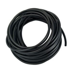 Airline tubing silicone semitransparent black
