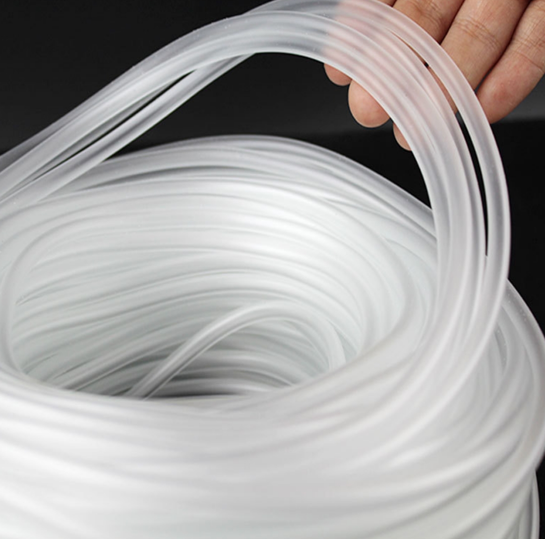 Airline tubing PVC semitransparent white