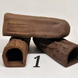 Hand made  caves from clay