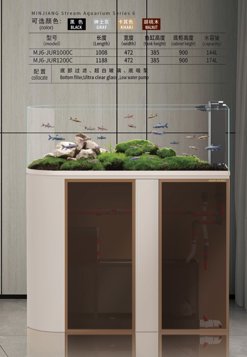 Fish tank with cabinet - including sump