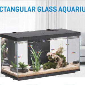 FISH TANKS RECTANGULAR GLASS AQUARIUM TC MODEL
