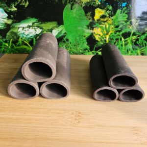 Clay catfish cave – spawning cave with front entrance – standard shape 3x2x11.5cm