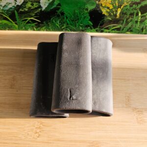 Catfish tube Clay pipe flat – open on both sides  size 5x2x15cm