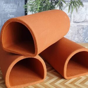 Terracota clay cave  6.5x5x19.5cm
