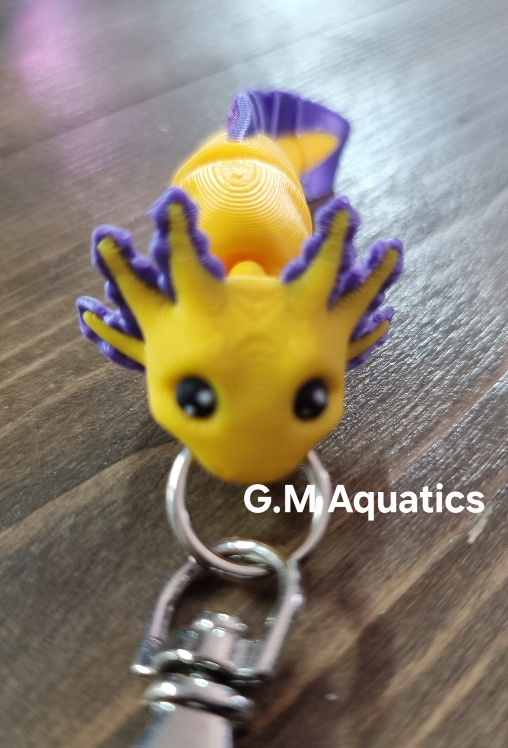 Movable Axolotl Keyring – Cute, Colourful & Fun! 🩵🩷 - Image 12